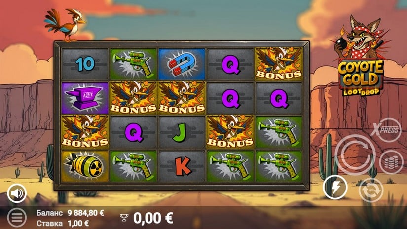 Coyote Gold slot screen 3