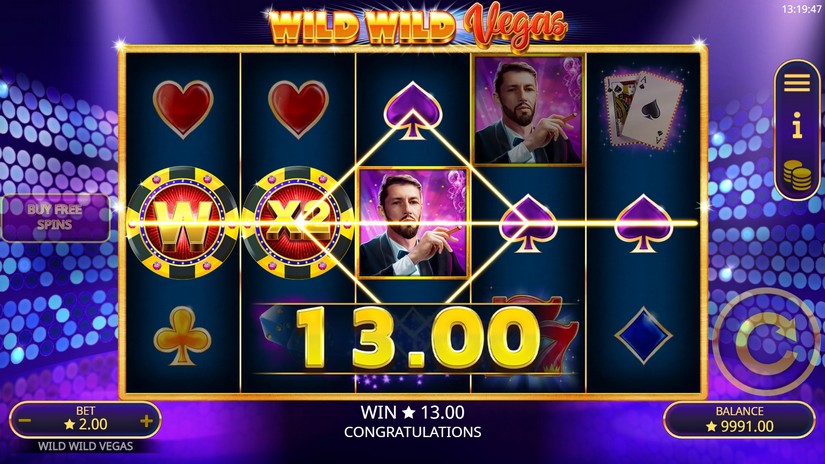 Wild Wild Vegas slot screen 2