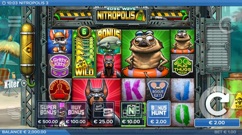 Nitropolis 3 slot screen 1
