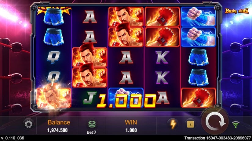 Boxing King slot screen 4