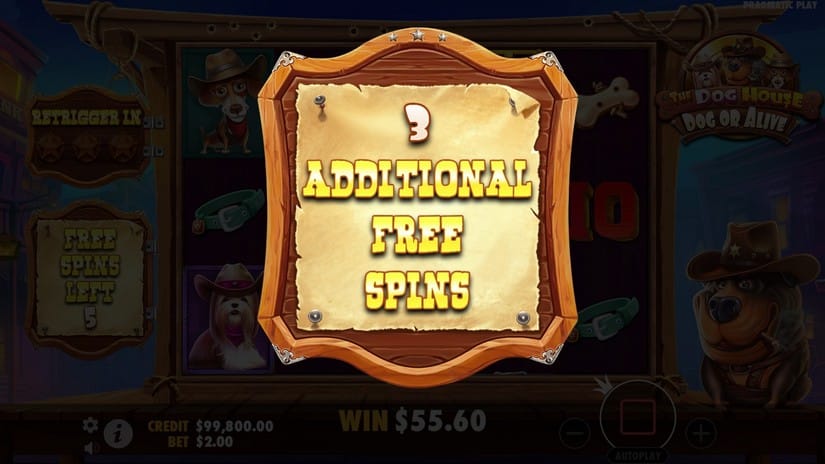 The Dog House – Dog or Alive slot screen 6