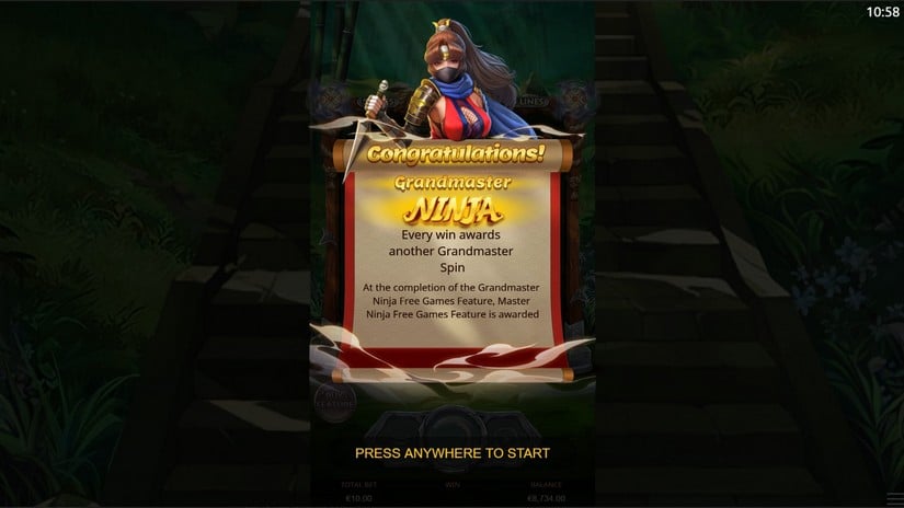 Ninja Vixens slot screen 6