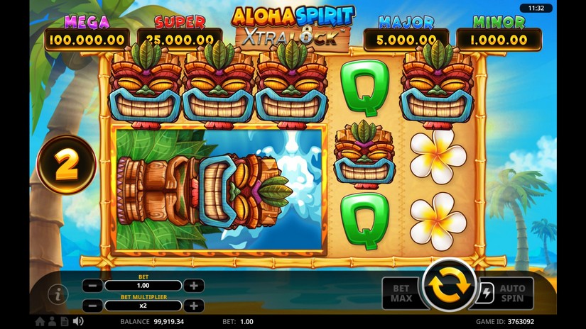 Aloha Spirit XtraLock slot screen 4