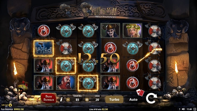 Valholl: Wild Hammers slot screen 4