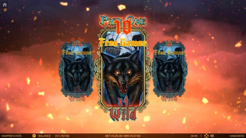 Vampire’s Fate slot screen 4