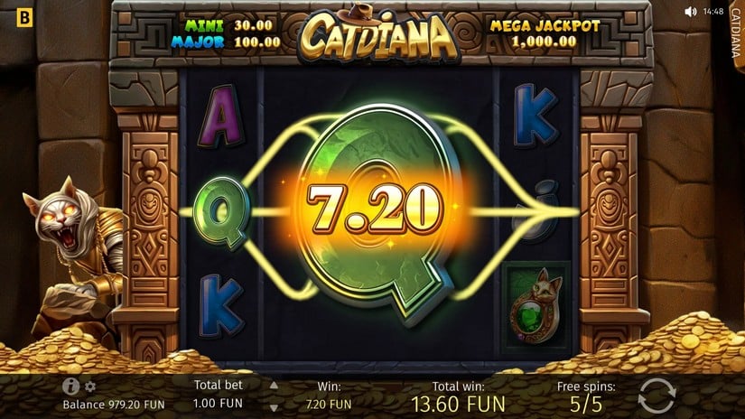 Catdiana slot screen 7
