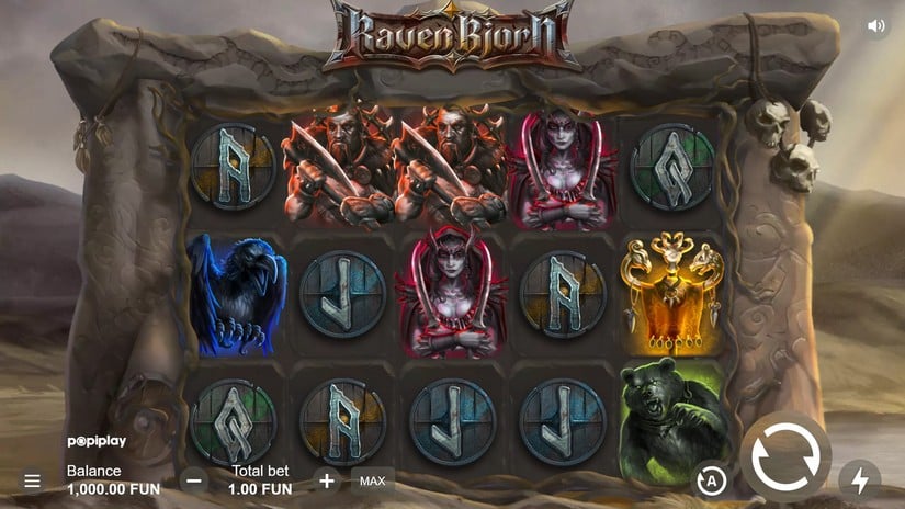 Raven Bjorn slot screen 1