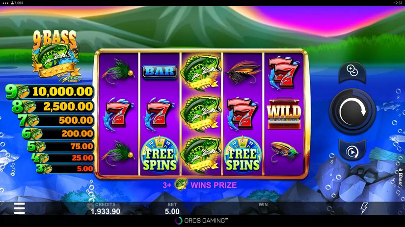 9 Bass slot screen 1