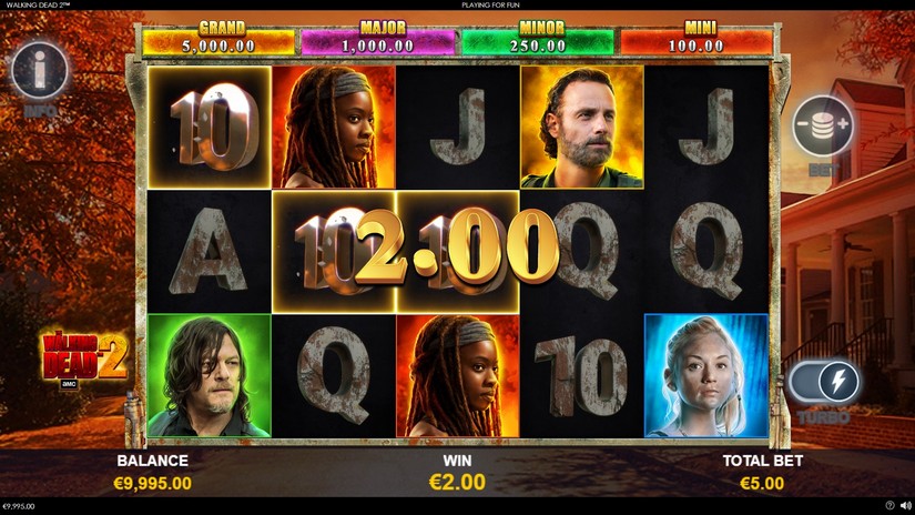 The Walking Dead 2 slot screen 2