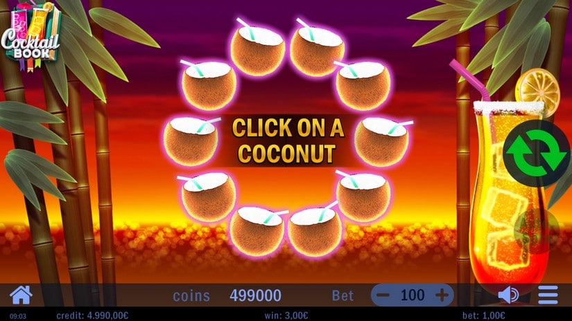 Cocktail Book slot screen 3