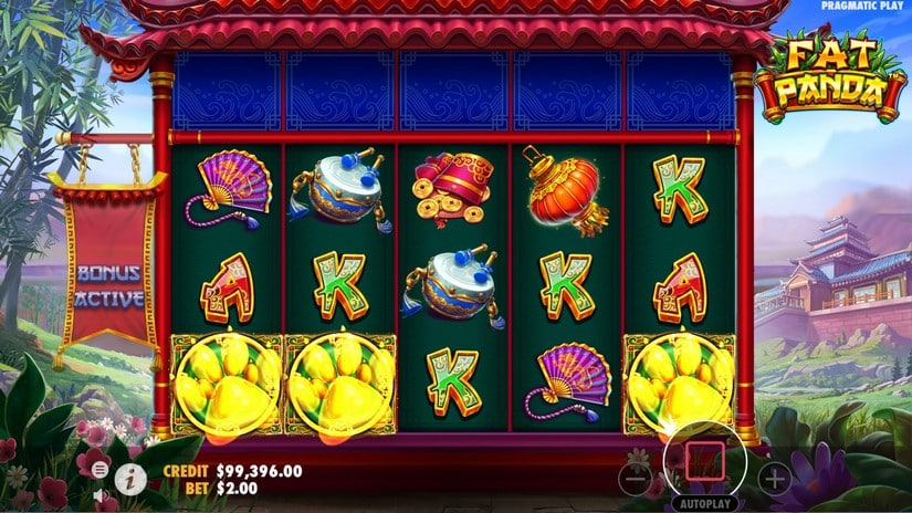 Fat Panda slot screen 2