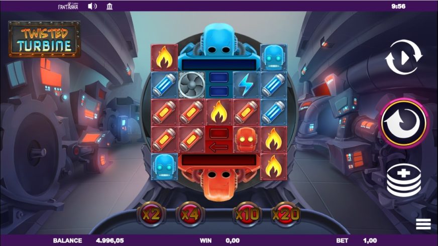 Twisted Turbine slot screen 1