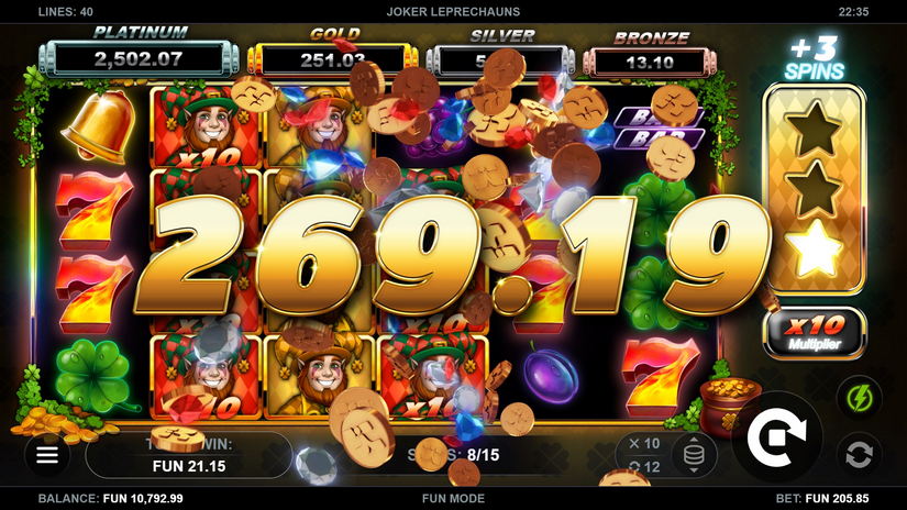 Joker Leprechauns slot screen 6
