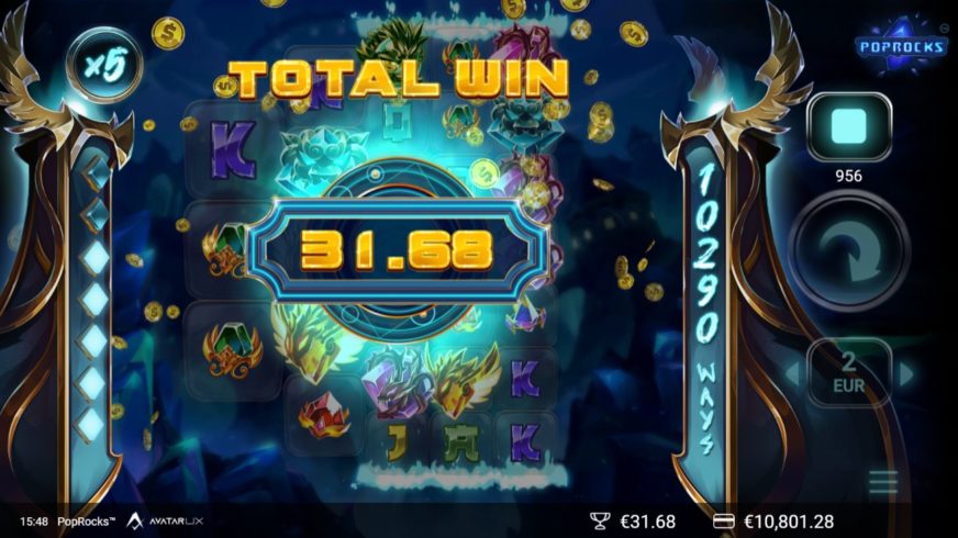 PopRocks slot screen 3