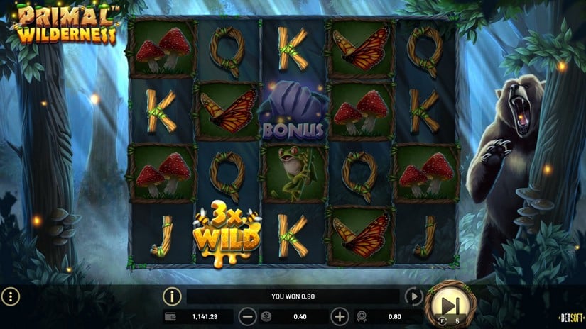 Primal Wilderness slot screen 4
