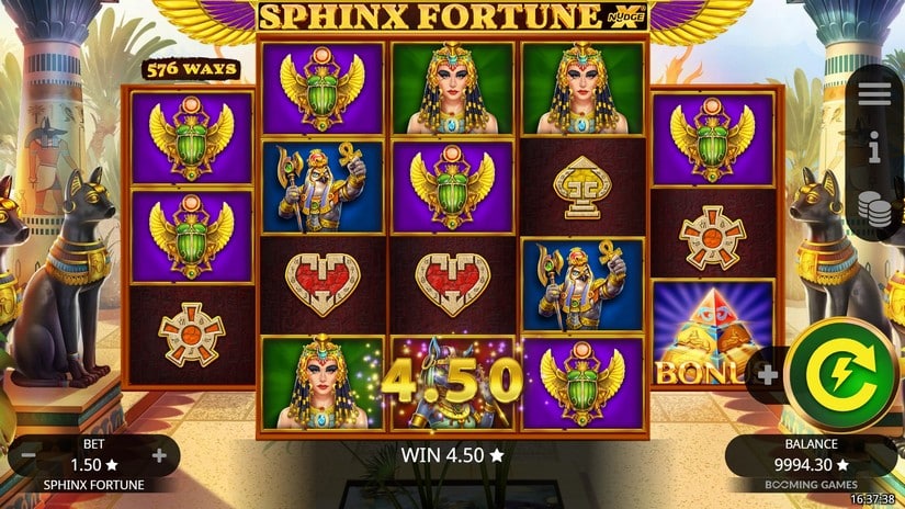 Sphinx Fortune slot screen 2