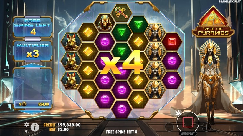 Rise of Pyramids slot screen 4