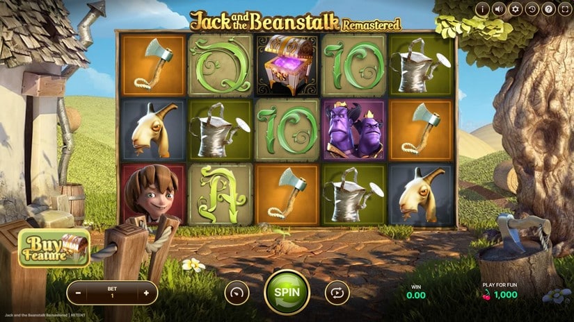 Jack and the Beanstalk Remastered slot screen 1