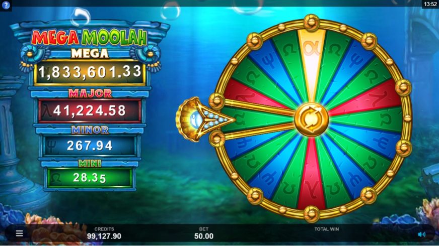 Atlantean Treasures Mega Moolah slot screen 5