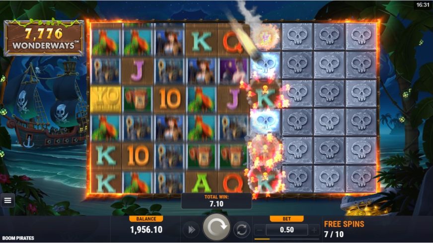 Boom Pirates slot screen 4