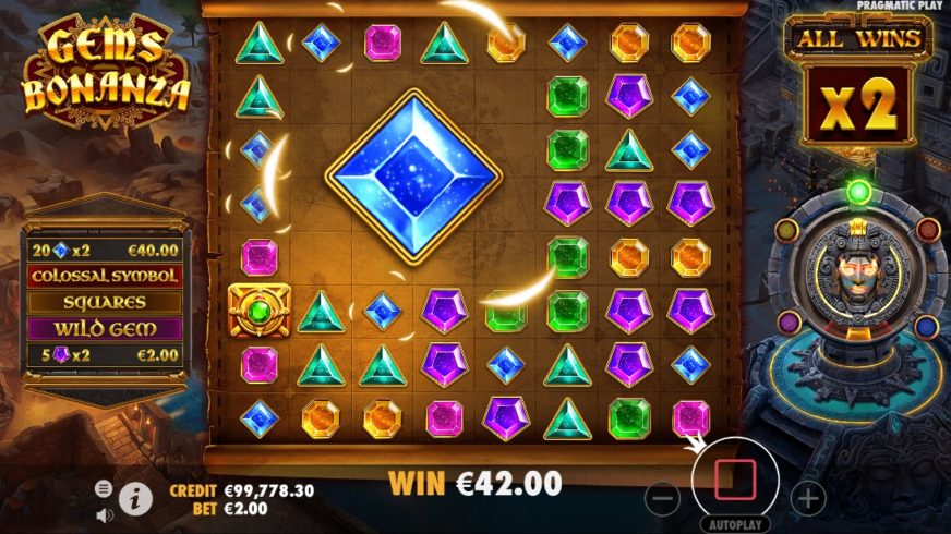 Gems Bonanza slot screen 3