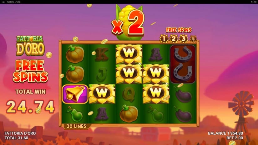 Fattoria D’Oro slot screen 6