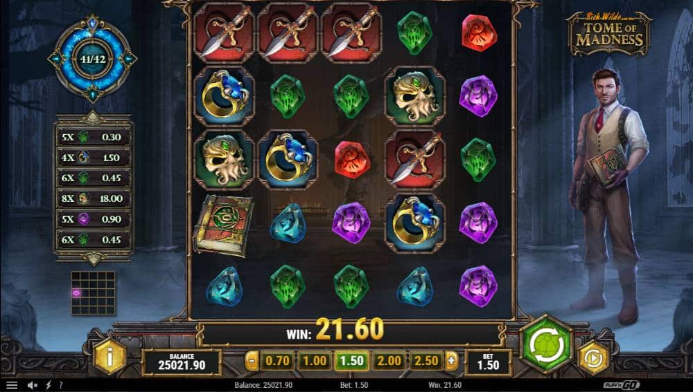 Rich Wilde and the Tome of Madness slot review