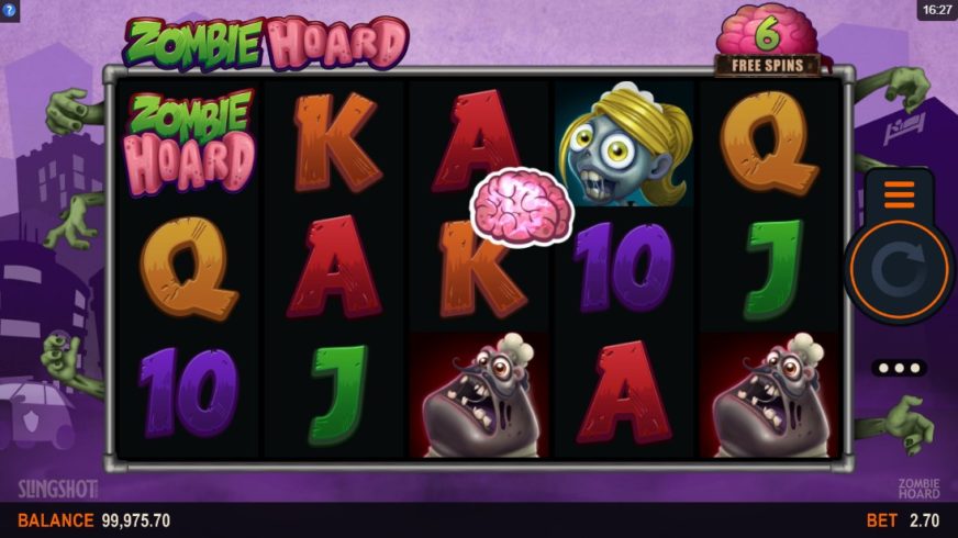 Zombie Hoard slot screen 3