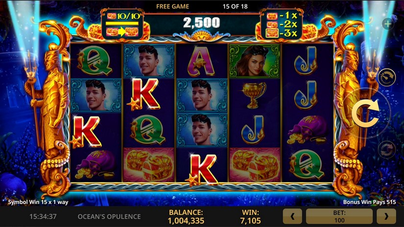 Oceans Opulence slot screen 6