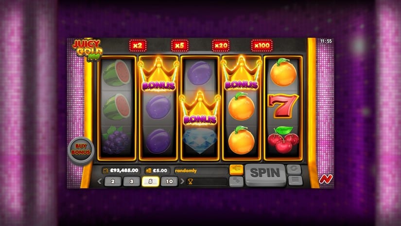 Juicy Gold 100 slot screen 3