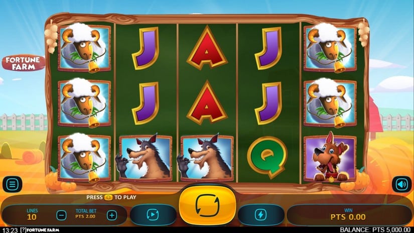 Fortune Farm slot screen 1