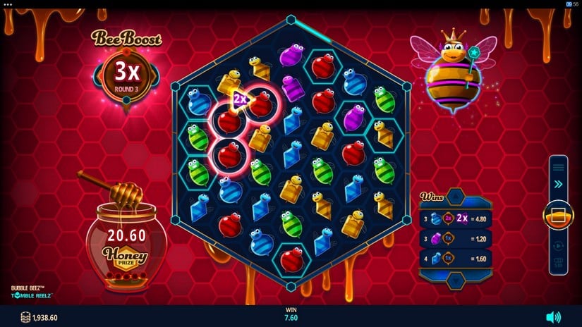 Bubble Beez slot screen 4