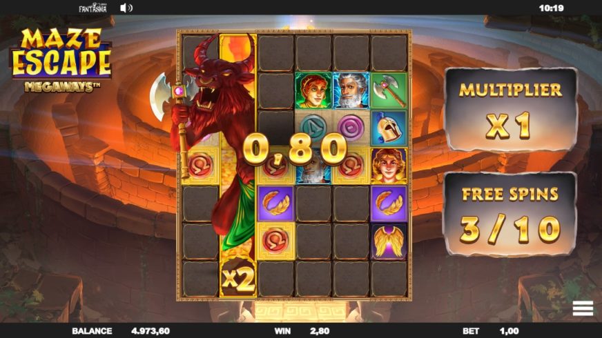Maze Escape Megaways slot screen 5