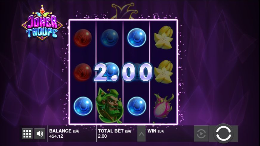 Joker Troupe slot screen 2