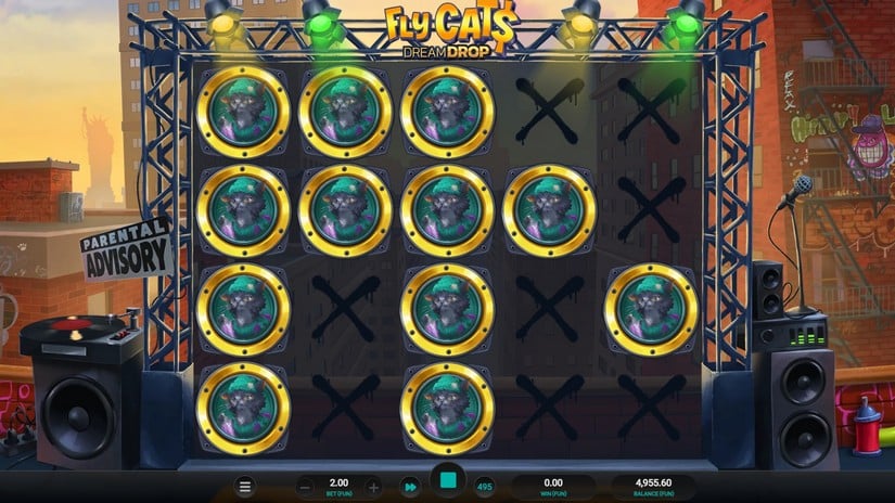 Fly Cats Dream Drop slot screen 4