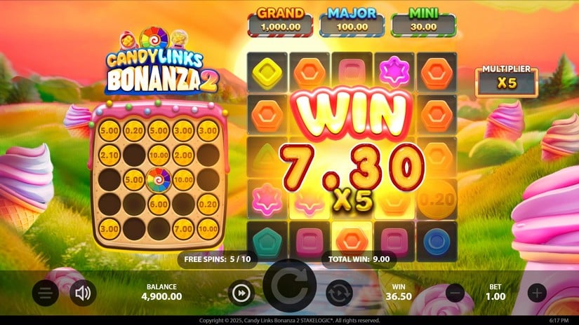 Candy Links Bonanza 2 slot screen 5