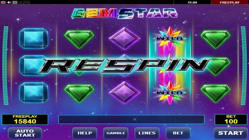 Gem Star slot screen 4