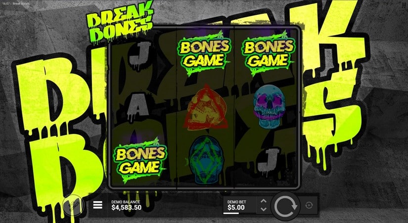 Break Bones slot screen 3