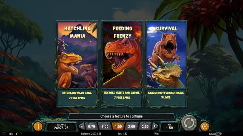 Raging Rex 3 slot screen 3