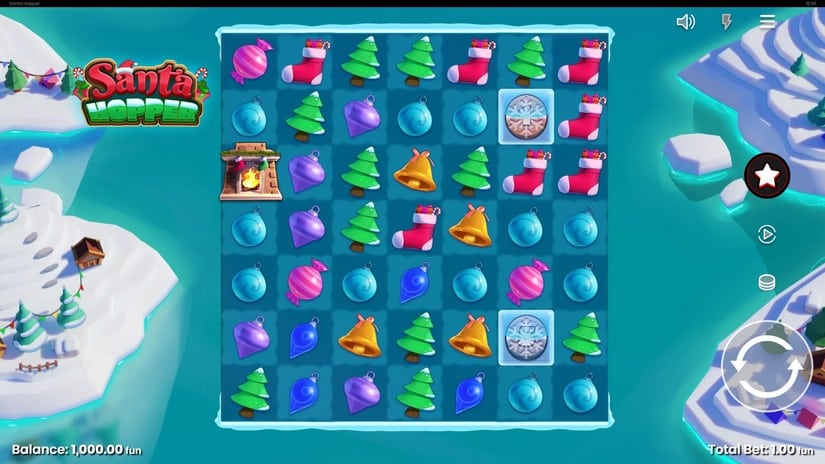 Santa Hopper slot screen 1