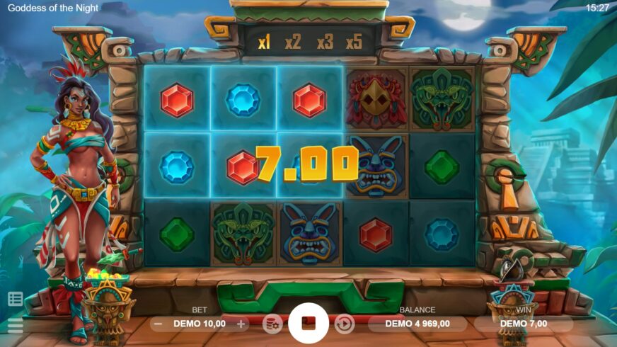 Goddess of the Night slot screen 2