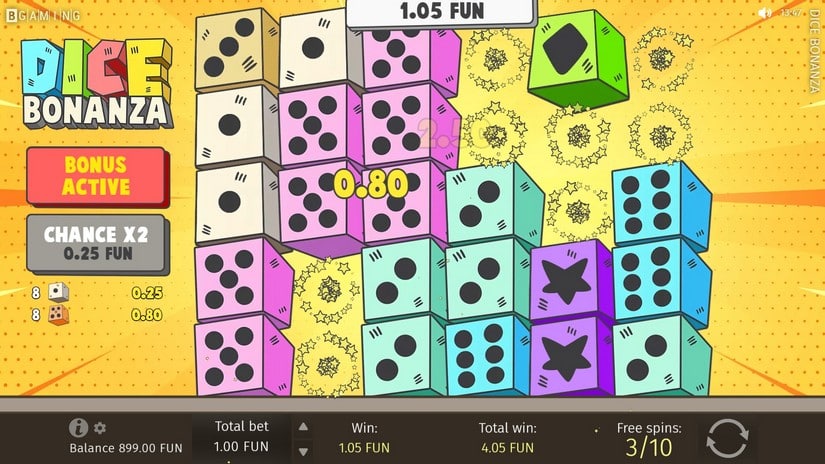 Dice Bonanza slot screen 4