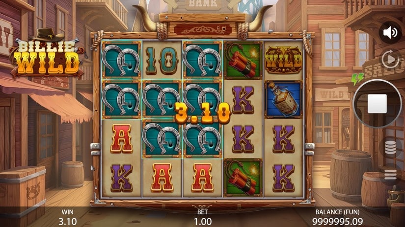 Billie Wild slot screen 2