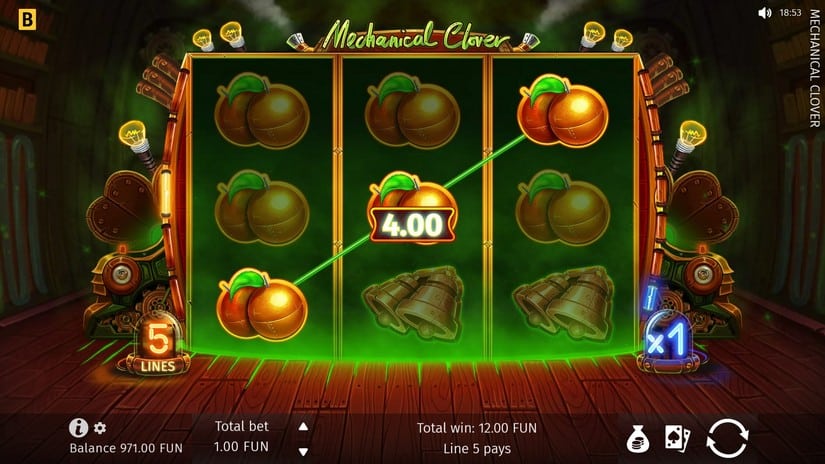 Mechanical Clover slot screen 4