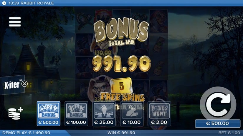 Rabbit Royale slot screen 7