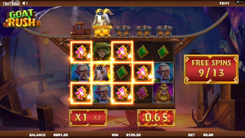 Goat Rush slot screen 7