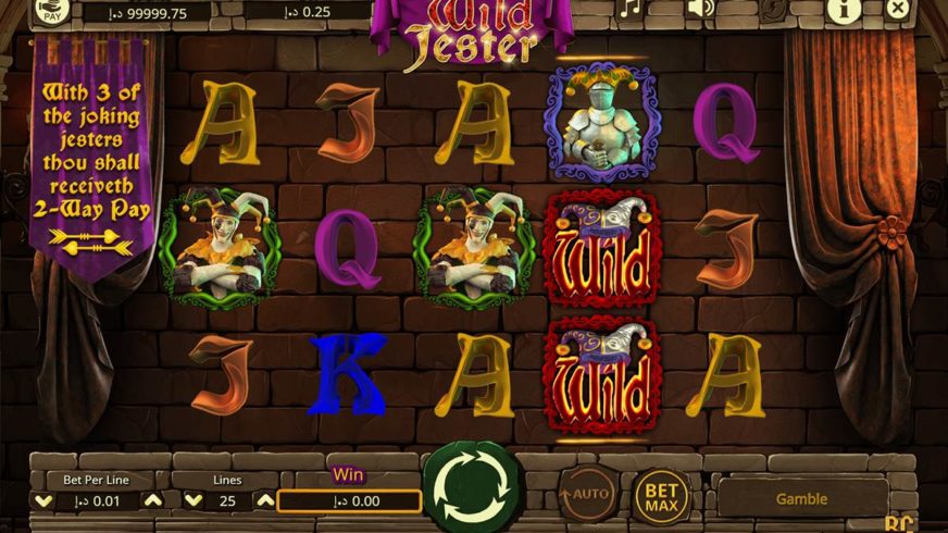 Wild Jester slot screen 1