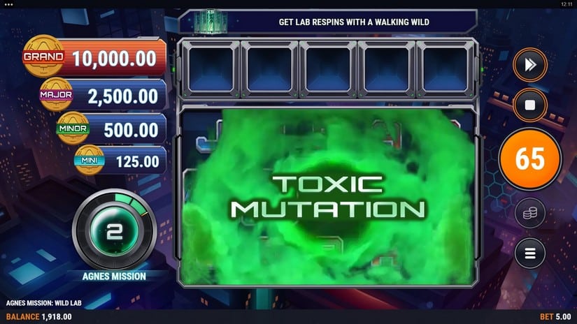 Agnes Mission: Wild Lab slot screen 3