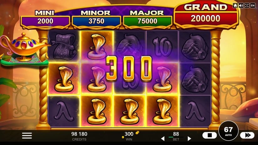 4 Secrets of Aladdin slot screen 4