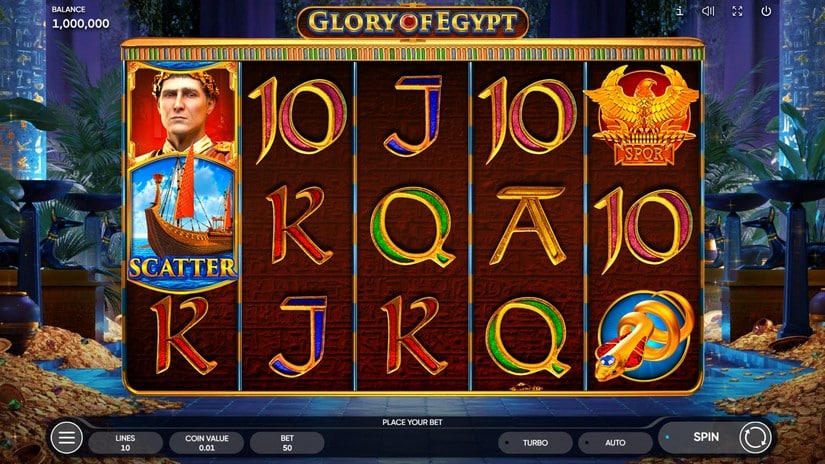 Glory of Egypt slot screen 1